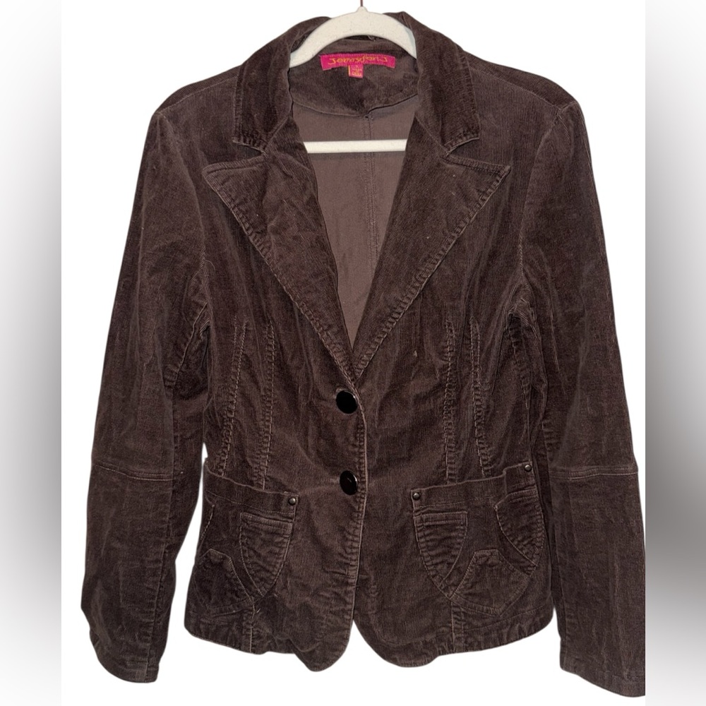 Jennyfer. J Vintage Women's Brown Corduroy Jacket
